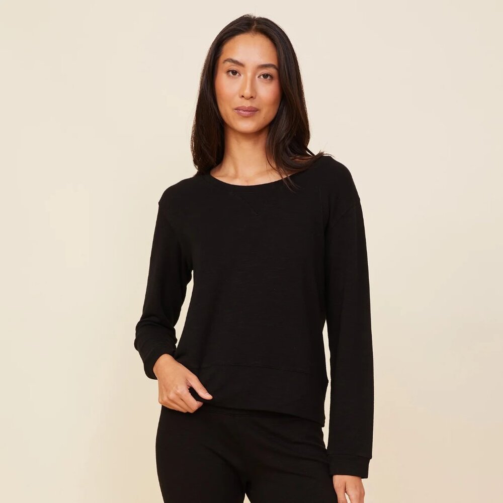 Monrow Supersoft Crew Neck Sweatshirt Size S